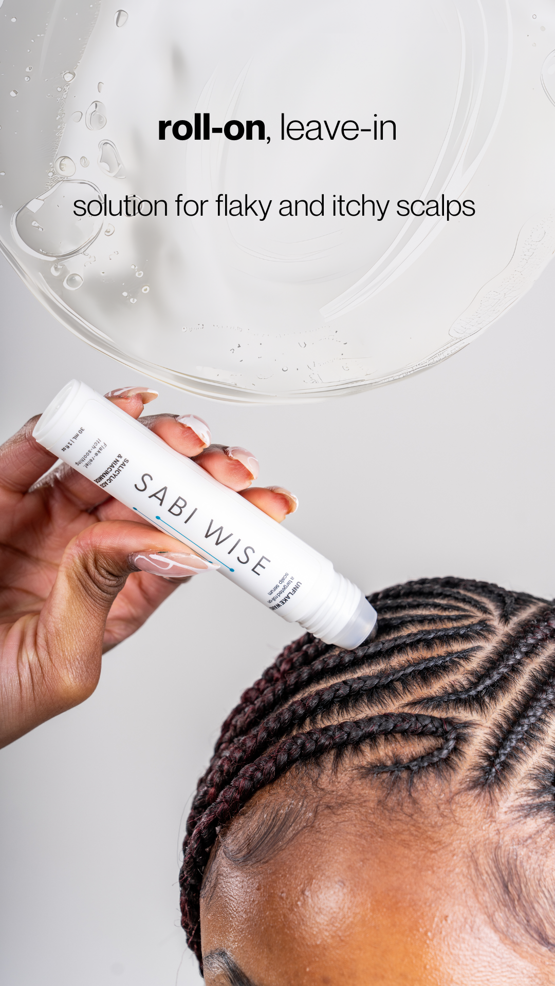 Targeted Flake & Itch Scalp Serum for Braids and Protective Styles